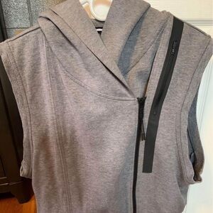 Nike Gray Vest with hood